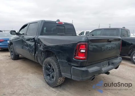 2025 Ram 1500 Warlock 4X4 5'7 Box из США, поврежденный, VIN 1C6SRFGP6SN693397